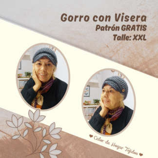 Patrón de la Gorra con Visera Básica