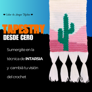 Tapestry desde Cero - Tapiz de Cactus (Patrón Gratuito)