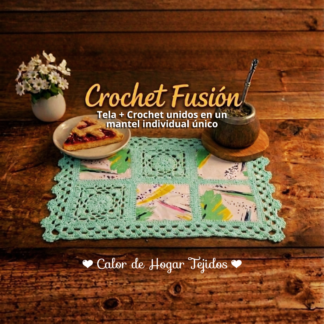 Mantelito individual en Crochet Fusión